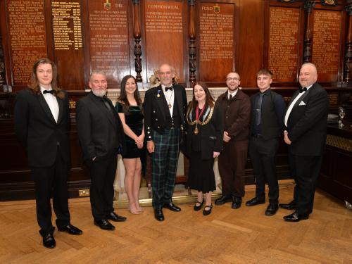 Deacon Judy Tayler-Smith and Collector Hugh Campbell with the 2024 prizewinners.